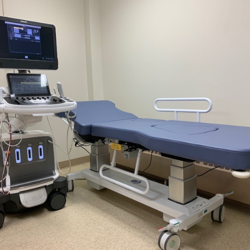 Ultrasound Equipment and Stretcher